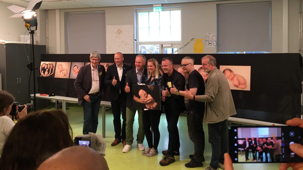 Bilde av Lene Fossdal med alle dommerene under QEP 2019.